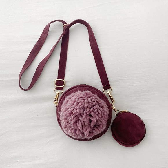 PomPom x Georgette Saree : Maroon main image 1